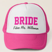 Hot-roze bride Pet (Voorkant)