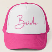 Hot-roze bride trucker pet (Voorkant)