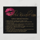 Hot-roze brochure met lipfilter (Voorkant)