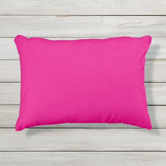 Hot-Roze buitenste Pillow Buitenkussen (Voorkant)