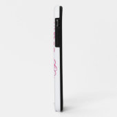 Hot-roze Butterfly iPhone 5Hoesje-MateBarelyDaar Case-Mate iPhone Case (Achterkant/links)