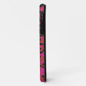 Hot-roze camerapatroon Case-Mate iPhone case (Achterkant/links)