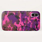 Hot-Roze Camo Case-Mate iPhone Case (Achterkant (horizontaal))