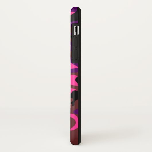 Hot-Roze Camo Case-Mate iPhone Case (Achterkant/links)