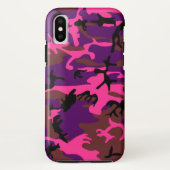 Hot-Roze Camo Case-Mate iPhone Case (Achterkant)