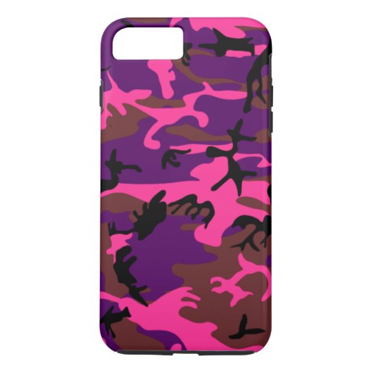 Hot-Roze Camo Case-Mate iPhone Case (Achterkant)
