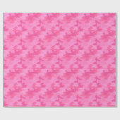 Hot-Roze Camouflage Wrapingpapier Cadeaupapier (Vlak)