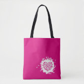 Hot-roze Canvas tas (Voorkant)