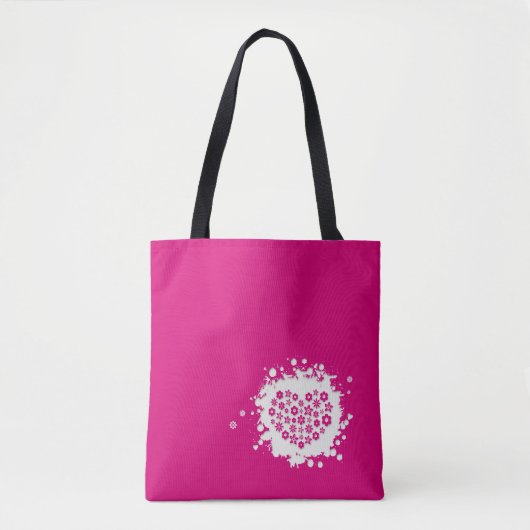 Hot-roze Canvas tas (Voorkant)