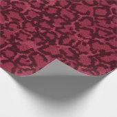 Hot-roze cat afdrukken cadeaupapier (Hoek)