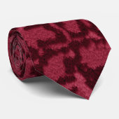 Hot-roze cat afdrukken stropdas (Opgerold)