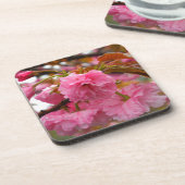 Hot-roze Cherry Blossom Flowers Bier Onderzetter (Linkerzijde)