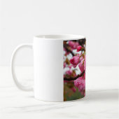 Hot-roze Cherry Blossom Flowers Koffiemok (Links)