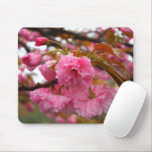 Hot-roze Cherry Blossom Flowers Muismat (Met muis)