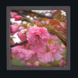Hot-roze Cherry Blossom Flowers Premium Decoratie Doosje<br><div class="desc">Hot-Roze Cherry Blossom Flowers Foto van Sandy Closs,  genomen op Lake Arrowiad Pink,  flower,  bloem,  bloem,  bloem,  lente,  kersen,  kersen,  tuin,  bruiloft,  bruiloften;</div>