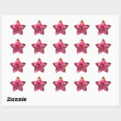 Hot-roze Cherry Blossom Flowers Ster Sticker (Vel)