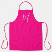hot roze - chic monogram schort (Voorkant)