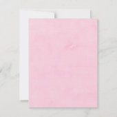 Hot-roze Chrysanthemum Brunch & bubbels Kaart (Achterkant)