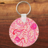 Hot-roze Confetti Sleutelhanger (Voorkant)
