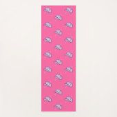 Hot roze cowgirl rodeo patroon yogamat (Voorkant)
