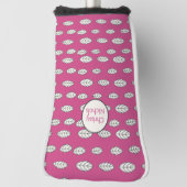 Hot-roze dames Gepersonaliseerde dames Golfhoofddu Golfheadcover (Draai 90)