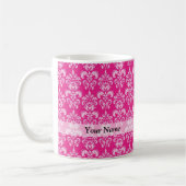 Hot-roze damppatroon koffiemok (Links)