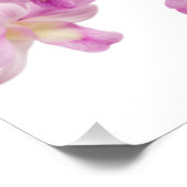 Hot-roze Dendrobium Orchid Flower Orchids Sjabloon Foto Afdruk (Hoek)