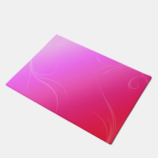 Hot Roze Deurmat (Schuin)