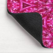 Hot-roze driehoeken muismat (Hoek)