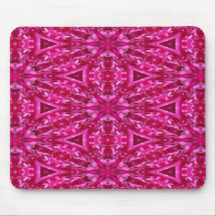 Hot-roze driehoeken muismat