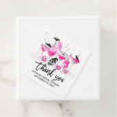 Hot-roze Drinken Halloween Vrijgezellenfeest Harte Bedankjes Labels (In situ)