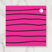 Hot-roze Drinken Halloween Vrijgezellenfeest Harte Bedankjes Labels (Achterkant)