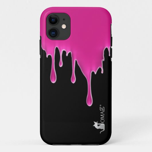Hot Roze Drip iPhone 5 Hoezen (Achterkant)