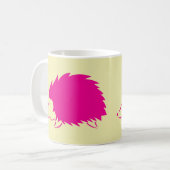 Hot-roze egel koffiemok (Voorkant links)