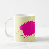 Hot-roze egel koffiemok (Links)