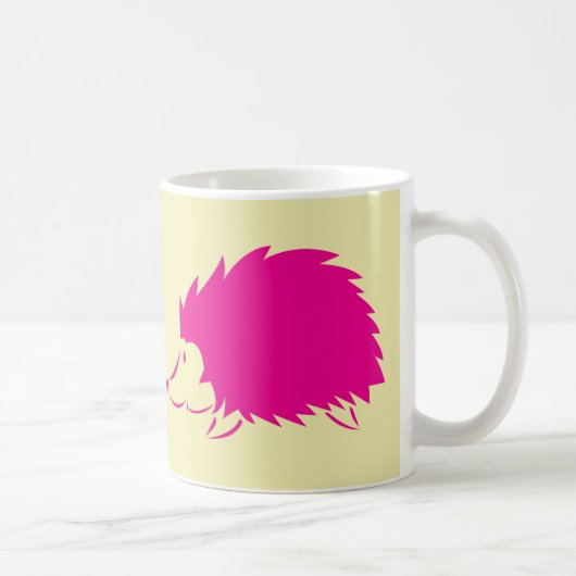 Hot-roze egel koffiemok (Rechts)