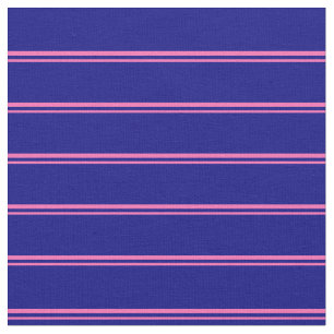 Hot-roze en blauw, gekleurd, gelinkt patroon stof