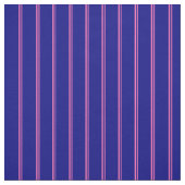 Hot Roze en Blue Striped/Lined Pattern Stof (Swatch)
