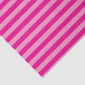 Hot-roze en lichte roze strepen tissuepapier (Detail)
