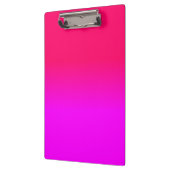 Hot-roze en Neon Pink Ombre Shade Kleur Vervagen Klembord (Links)