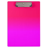 Hot-roze en Neon Pink Ombre Shade Kleur Vervagen Klembord (Voorkant)