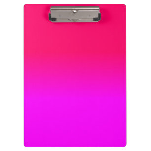 Hot-roze en Neon Pink Ombre Shade Kleur Vervagen Klembord