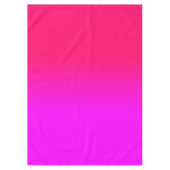 Hot-roze en Neon Pink Ombre Shade Kleur Vervagen Tafelkleed (Voorkant)