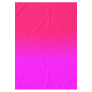 Hot-roze en Neon Pink Ombre Shade Kleur Vervagen Tafelkleed