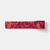 Hot-roze en Oranje Abstract Satijnen Lint (Voorkant)