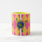 Hot-roze en Oranje Ladybug Mok (Midden)
