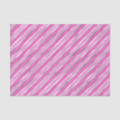 Hot-roze en Silver Stripes Tissuepapier (Voorkant)