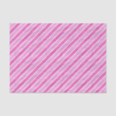 Hot-roze en Silver Stripes Tissuepapier (Voorkant)
