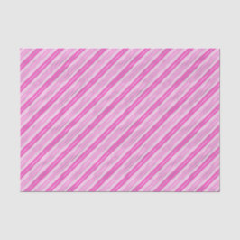 Hot-roze en Silver Stripes Tissuepapier