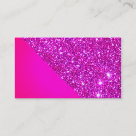 Hot-roze en Sparkle Glitter Biz-kaart 3a Visitekaartje